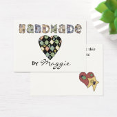 "Handgemaakte" Gift Enclosure Kaart / Label van SR (Bureau)