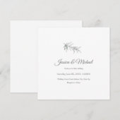 Handgemaakte groene olijven bladeren kaart (Voorkant / Achterkant)