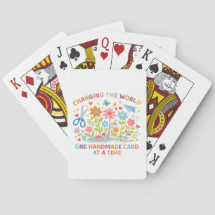Handgemaakte kaartmaker papier ambachten hobby pokerkaarten