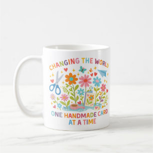 Handgemaakte Kaartmaker Papierambacht Hobby Koffiemok