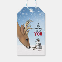 Handgemaakte Kerstmis van hert & muis