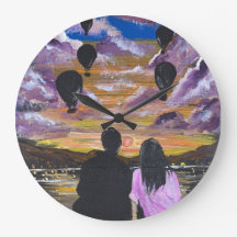 Handgemaakte Kunst – Samen Zonsondergang