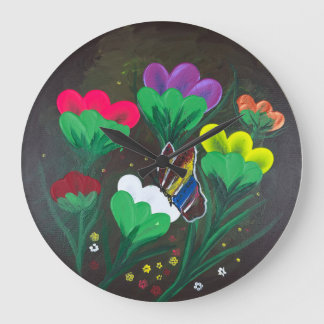 Handgemaakte kunst - Vlinderbloesem Grote Klok