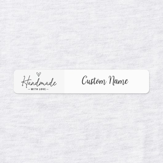 Handgemaakte Love Home Made Custom Crafts Koken Labels (Design 1)