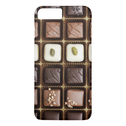 Handgemaakte luxe chocolade in een doos Case-Mate iPhone case (Achterkant)