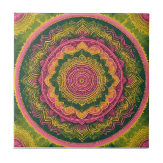 Handgemaakte Mandala Art Decorative Tegel Tegeltje