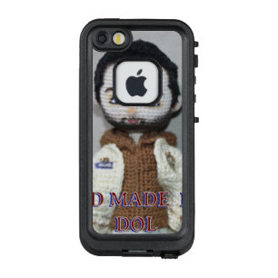 Handgemaakte poppenkunst telefoonhoesje – Mooie ar LifeProof FRÄ’ iPhone SE/5/5s Hoesje