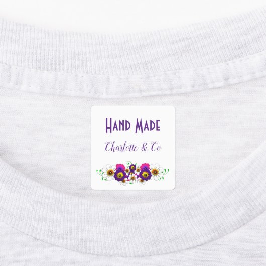 Handgemaakte producten op maat labels (Aangebracht)