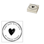 Handgemaakte rubber stempel (Gestempeld)