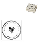 Handgemaakte rubber stempel (Gestempeld)