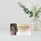 Handgemaakte sieraden ontwerper visitekaartje (Staand voorkant)