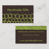 Handgemaakte Visitekaartjes (Voorkant / Achterkant)