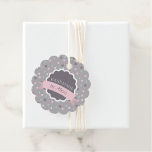 Handgemaakte waterverf lente bloemenproduct Labels