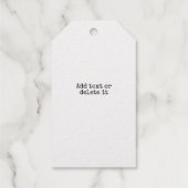 Handgemaakte website | Aangepaste zakelijke Logo Cadeaulabels (Achterkant)