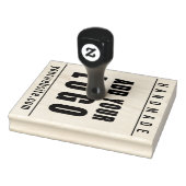 Handgemaakte Website Custom Business Logo Custom R Rubberstempel (Stempel)