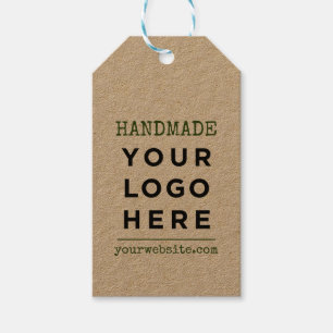 Handgemaakte website Je zakelijke Logo Aangepast p Cadeaulabel