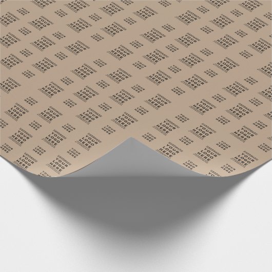 Handgemaakte website Uw zakelijke Logo Cadeaupapier (Hoek)