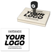 Handgemaakte website Uw zakelijke Logo Rubberstempel (Gestempeld)