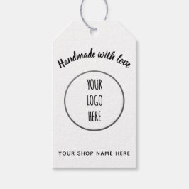 Handgemaakte winkel ・ logo cadeaulabel