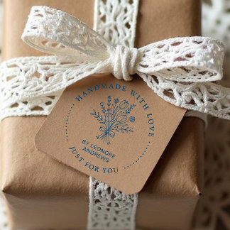 Handgemaakte Zakelijke Tulpen & Wilde Bloemen TMF2 Rubberstempel