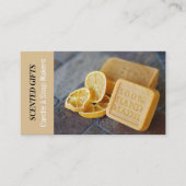 Handgemaakte zeep, kaars en zeep Maker Visitekaartje (Voorkant)