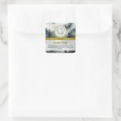 Handgemaakte zeep Sticker Label Forest Design (Tas)