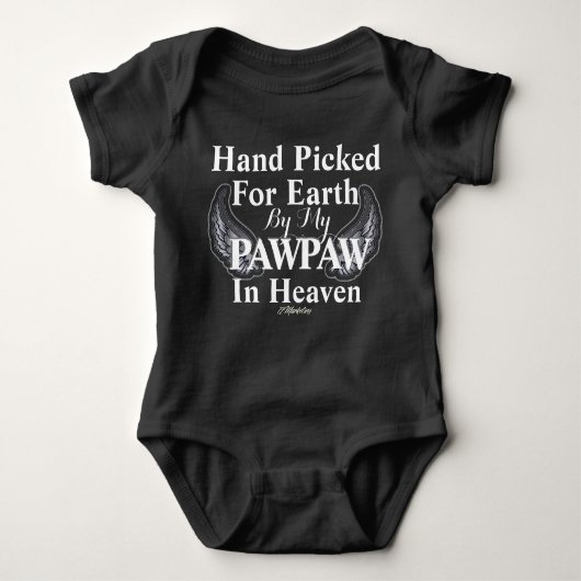 Handgeplukt van Heaven BABY BABY OUTFIT PAWPAW Romper (Voorkant)