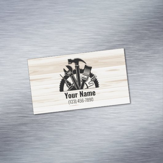 handgereedschap magnetisch visitekaartje (Voorbeeld)