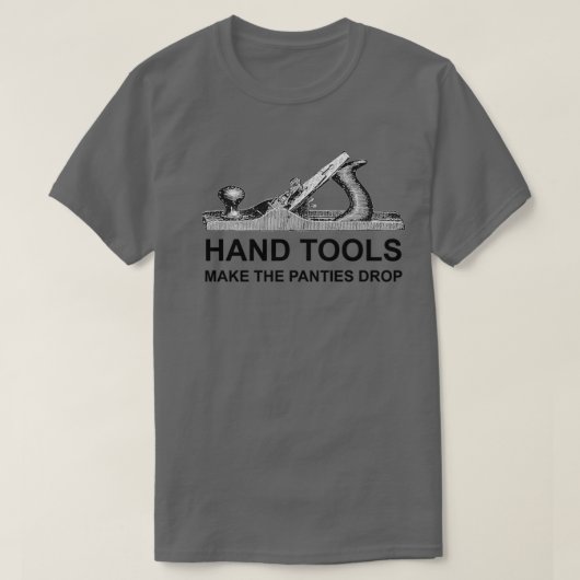 handgereedschap zorgt ervoor dat de ruiten vallen t-shirt (Design voorkant)