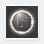 Handgeschakelde versnellingsbak servet (Voorkant)