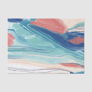 Handgeschilderd Abstract schilderij Tissuepapier