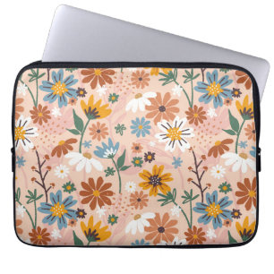 Handgeschilderd bloemmotief-23136 laptop sleeve