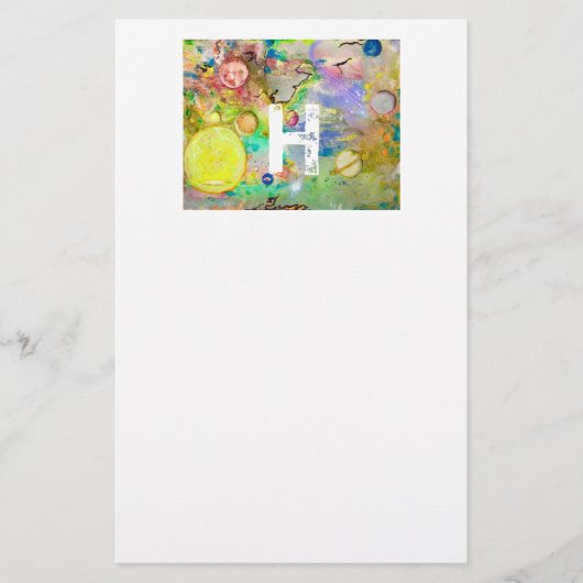 Handgeschilderd Briefpapier (Voorkant)