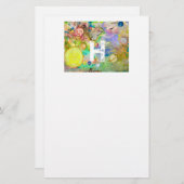 Handgeschilderd Briefpapier (Voorkant / Achterkant)