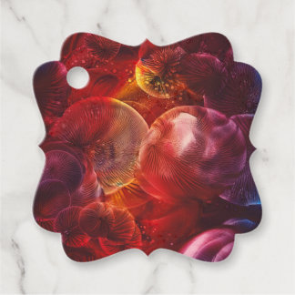 Handgeschilderd Deep Space Fantasy Painting Bedankjes Labels