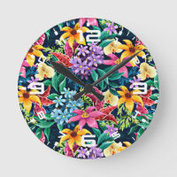 Handgeschilderd Exotisch Bloemmotief-23001