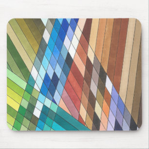 Handgeschilderd Geometrisch Abstract Patroon Muismat