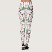 Handgeschilderd kerstsprookje leggings (Achterkant)