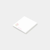 Handgeschilderd Losse Waterverf Roos Bloemen Post-it® Notes (Schuin)