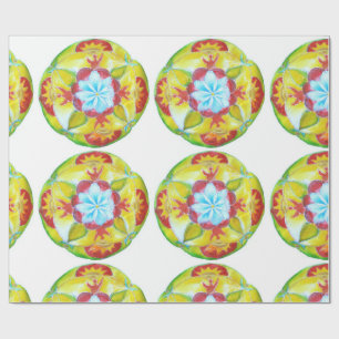 Handgeschilderd Mandala Matte Wrapping Papier