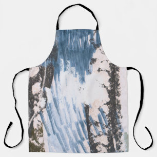 Handgeschilderd ontwerp. Unieke artistieke stijl. Schort