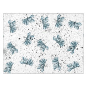 Handgeschilderd stalen blauw tafelkleed (Voorkant (Horizontaal))