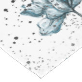 Handgeschilderd stalen blauw tafelkleed (Gekanteld)