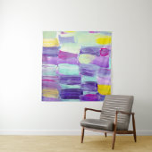 Handgeschilderde Abstracte kunstachtergrond Wandkleed (In situ)