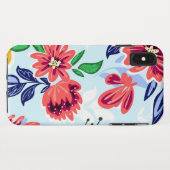 Handgeschilderde bloemschikken Case-Mate iPhone case (Achterkant (horizontaal))