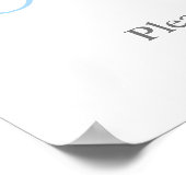 Handgeschilderde Buxus Topiary Trouw Bruiloft Welc Poster (Hoek)