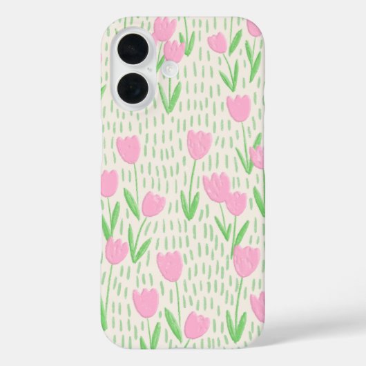 handgeschilderde elegantie Case-Mate iPhone case (Achterkant)
