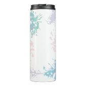 Handgeschilderde flamingo gepersonaliseerd thermosbeker (Achterkant)