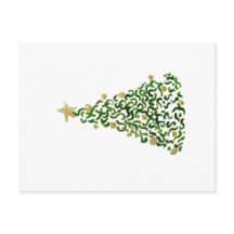 Handgeschilderde kerstboom