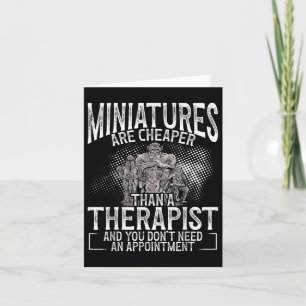 Handgeschilderde Miniaturen Grappig Rollenspel Art Kaart